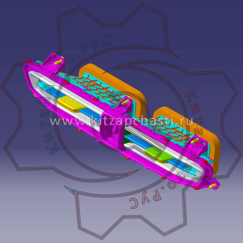 Воздуховод кондиционера центральный   EXEED VX  401000665AA